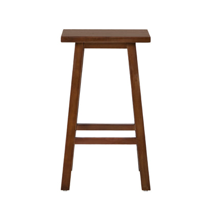 Wooden Bar Stools Set of 4 Walnut | HomeAndLiving