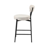 2x/4x Bar Stools Polyester Linen Fabric Beige