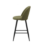 Bar Stools Kitchen Counter Stool Boucle Green/White