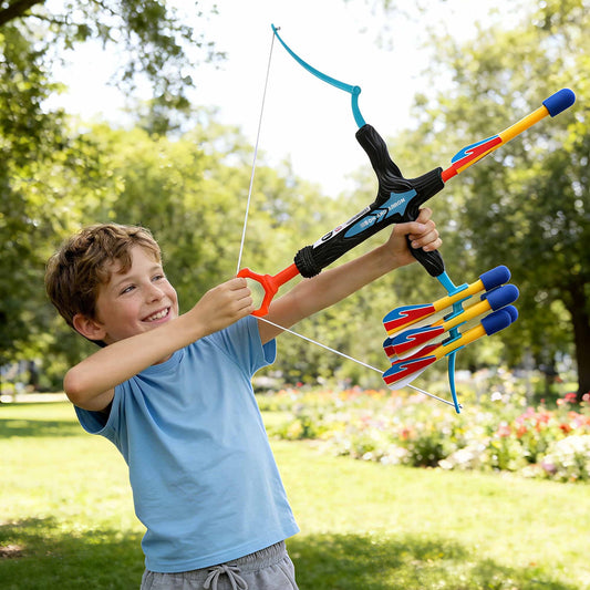 Kids Bow Arrow Set Archery Toy 6 Arrows | Home & Living