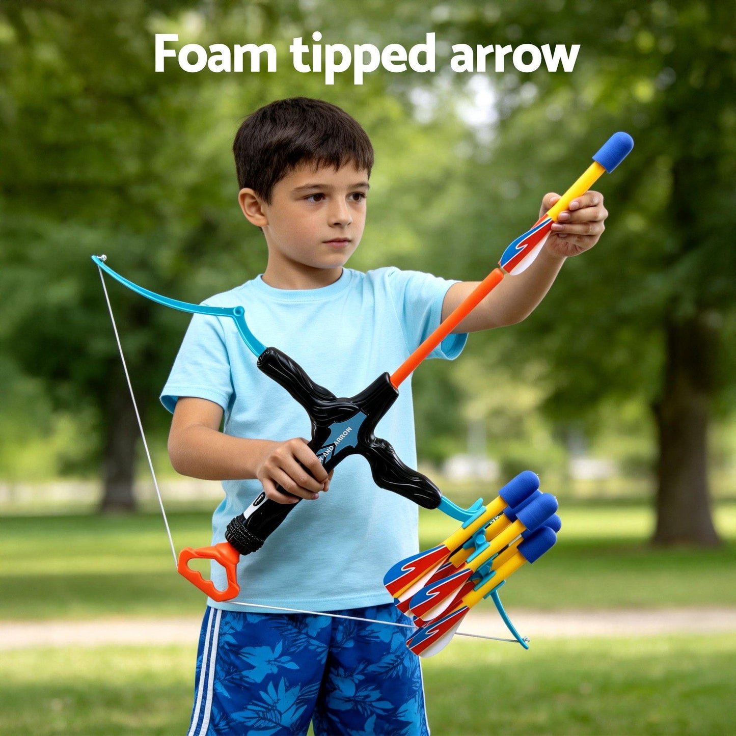 Kids Bow Arrow Set Archery Toy 6 Arrows | Home & Living - 5