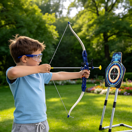 Kids Bow Arrow Set Archery Toy Target Suction Cup | Home & Living