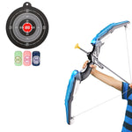 Kids Bow and Arrow Target Set Outdoor Sport Archery Toys Bottle LED Light