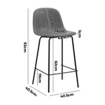 Bar Stools Kitchen Dining Chair PU Leather
