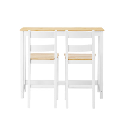 3PCS Bar Set Cafe Table&2 Stools