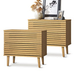 Bedside Tables Set of 2 Nightstand