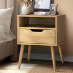 Bedside Table Drawers Side Tables Nightstand Bedroom Cabinet Wood