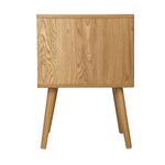 Bedside Tables Set of 2 Wood