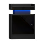 2x LED Bedside Table USB Charging Station