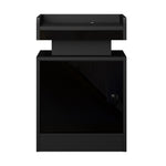 2x LED Bedside Table USB Charging Station
