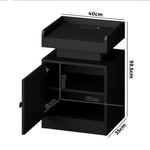 2x LED Bedside Table USB Charging Station
