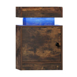 2x LED Bedside Table USB Charging Station