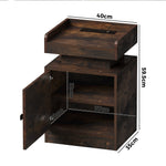 2x LED Bedside Table USB Charging Station
