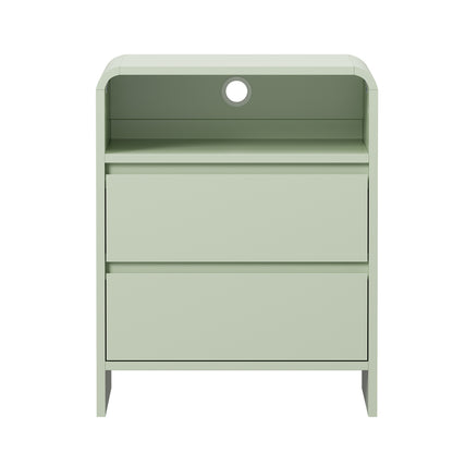 Green bedside table 48x40x60cm, view 7