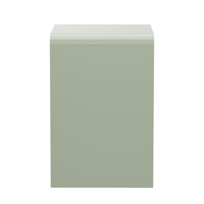 Green bedside table 48x40x60cm, rear view