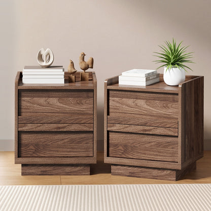 Walnut bedside table 40x35x47cm, view 7