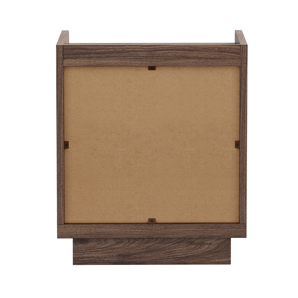 Walnut bedside table 40x35x47cm, view 6