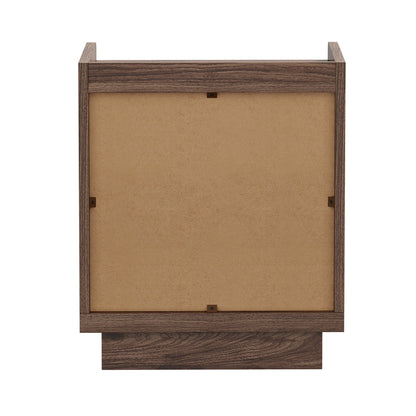 Walnut bedside table 40x35x47cm, view 6