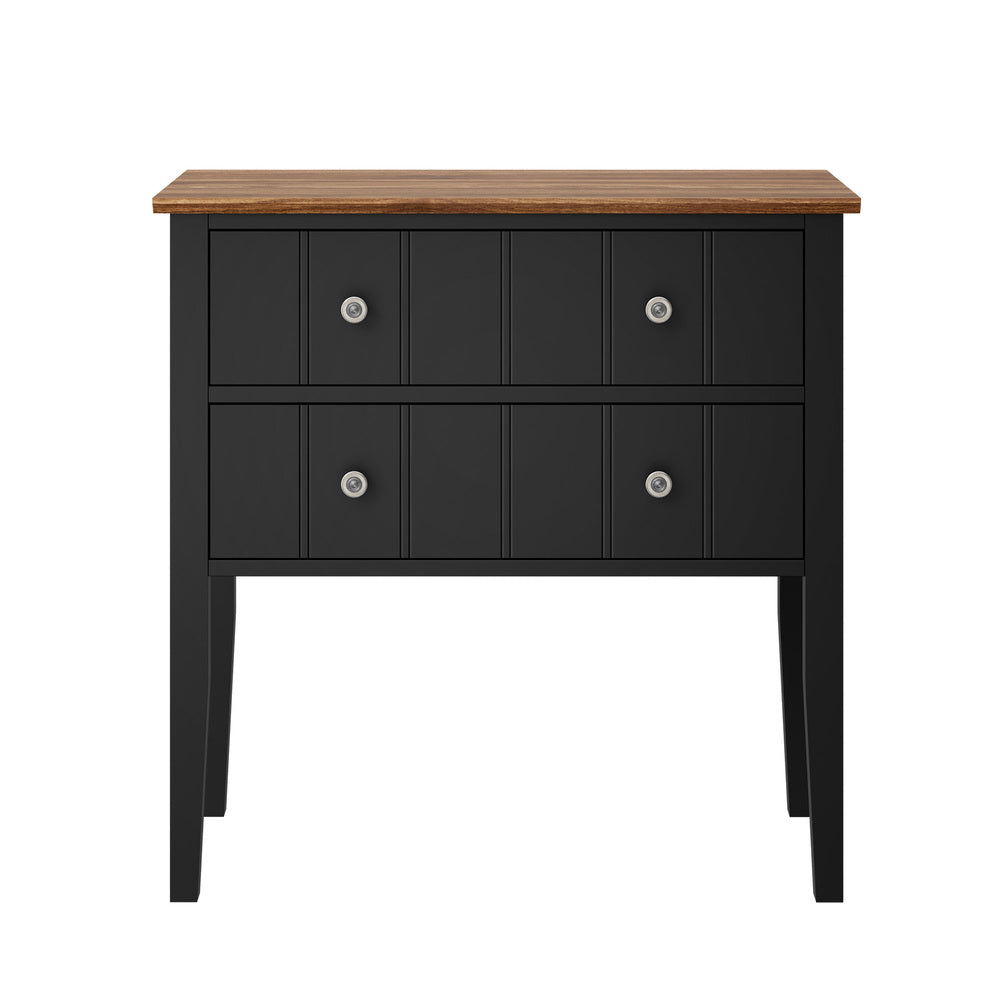 Black bedside table 65x40x65cm, view 8