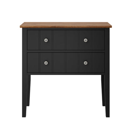 Black bedside table 65x40x65cm, view 8