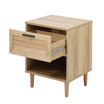 Bedside Table Nightstand Bedroom Storage Cabinet