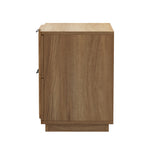 2pc Bedside Tables 2 Drawers Nightstand Natural | HomeAndLiv
