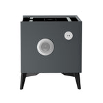 Smart Bedside Table Wireless Charging LED 2 Drawers