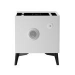 Smart Bedside Table Wireless Charging LED 2 Drawers