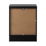 2X Bedside Tables Hamptons Furniture Black