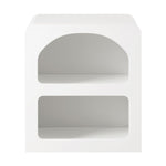 Bedside Tables Set of 2 Display Shelf White