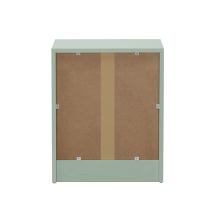 Green Bedside Table 2 Drawers Nightstand | HomeAndLiving