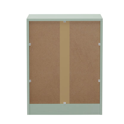 Green Bedside Table 3 Drawers Nightstand | HomeAndLiving