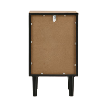 Bedside Table Natural 2 Drawers 35x39.5x60cm