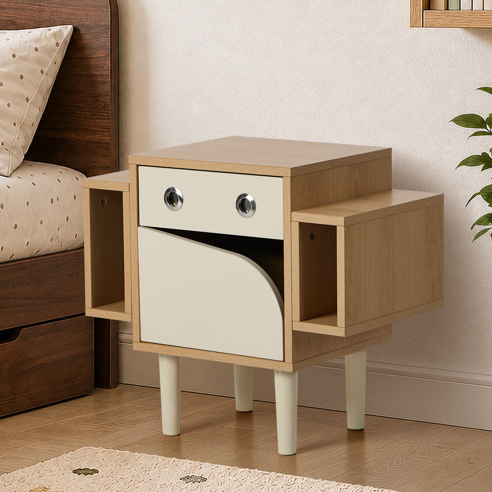 Kids Robot Bedside Table Nightstand Drawer | HomeAndLiving