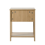 Bedside Table 1 Drawer Storage Shelf Natural | HomeAndLiving