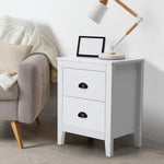 2x Bedside Table Nightstand Vintage