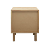 2x Bedside Table 2 Drawers Rattan