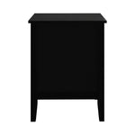Bedside Table 3 Drawers Side End Nightstand