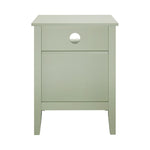 Bedside Table Nightstand 2 Drawer Storage Cabinet Bedroom Green