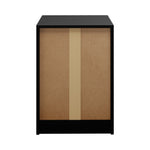 1& 2x Bedside Tables 3 Drawer Nightstands Bedroom Storage Cabinets Black