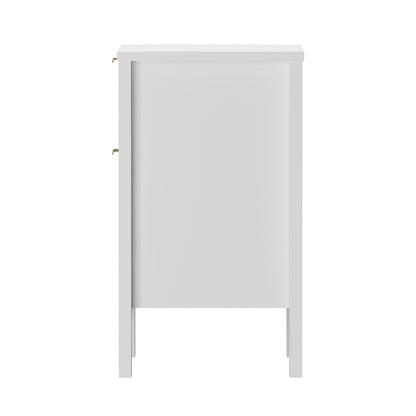 White bedside table 39x30x52.5cm, view 9