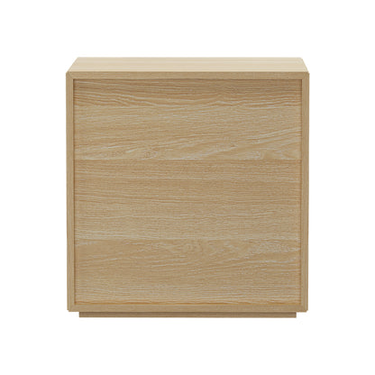 2 Drawer Bedside Table Natural Nightstand | HomeAndLiving