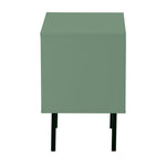 Bedside Tables Storage Cabinet Wood Black/Green/White