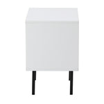 Bedside Tables Storage Cabinet Wood Black/Green/White