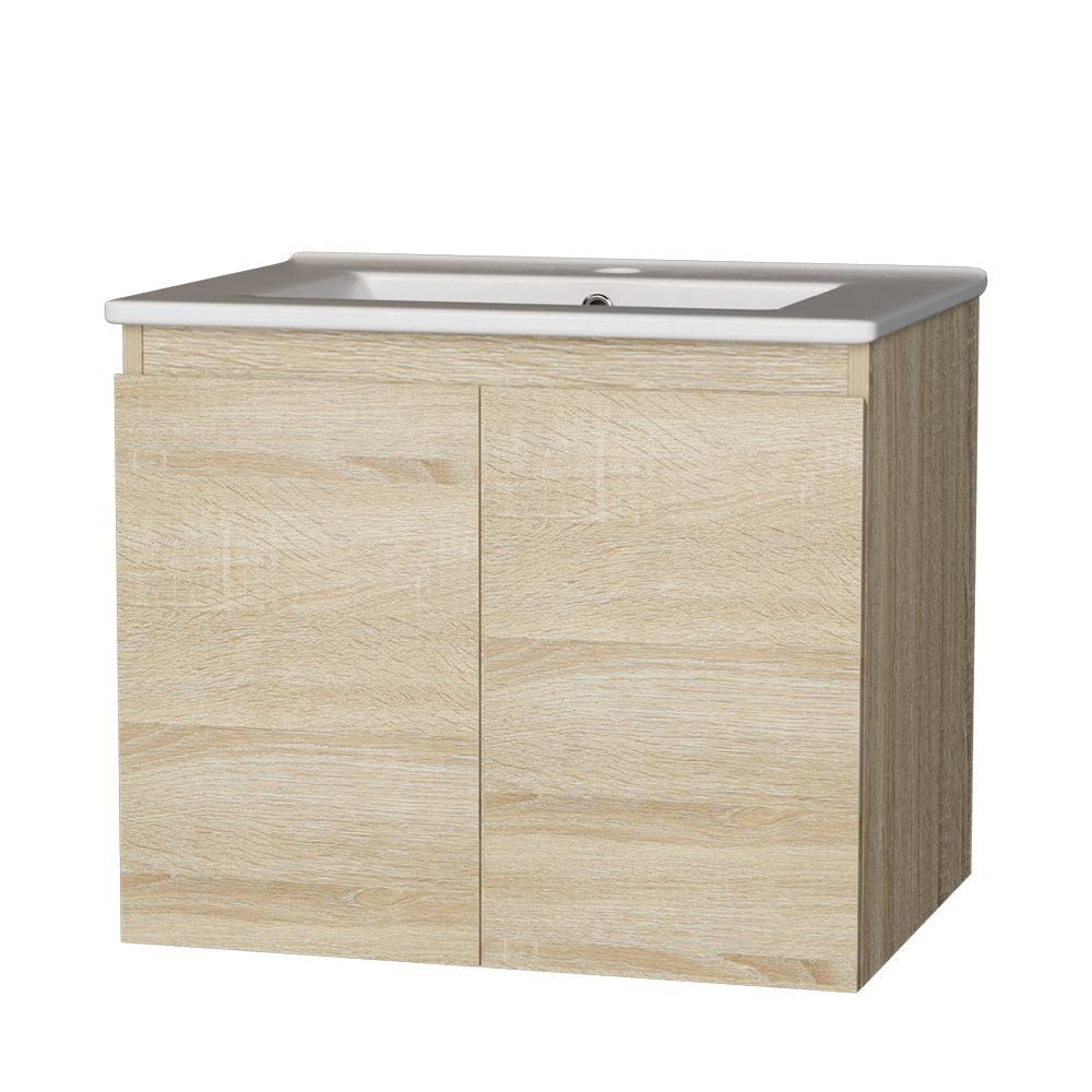 Vanity Unit 600Mm With Basin Oak