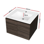 Vanity Unit 600Mm With Basin Walnut