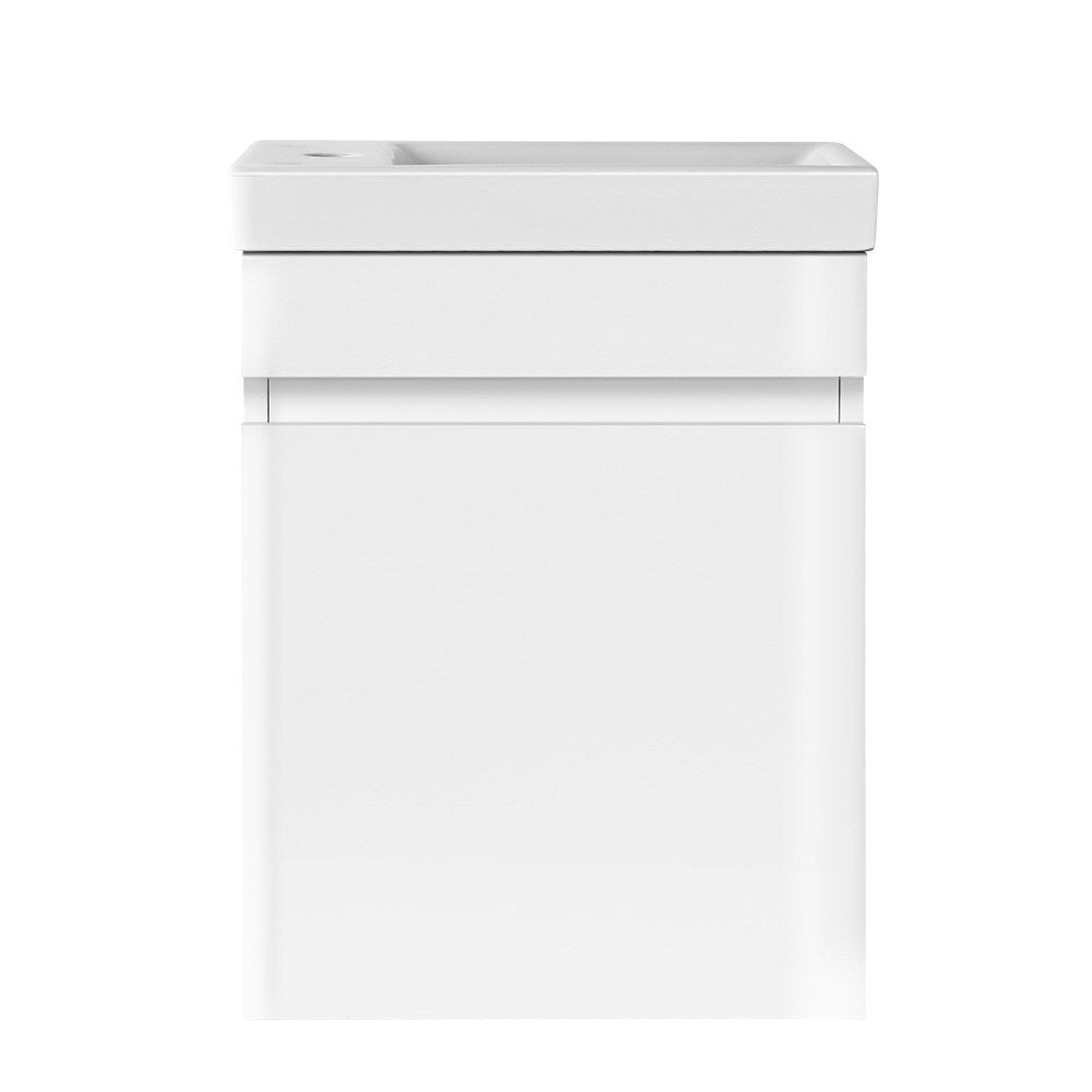 Vanity Unit 400Mm With Basin White