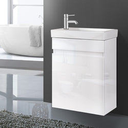 Vanity Unit 400Mm With Basin White