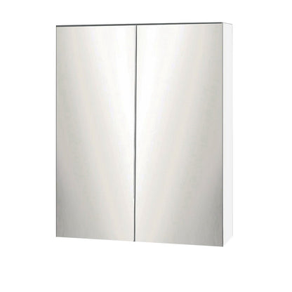 Bathroom Mirror Cabinet 600X720Mm White