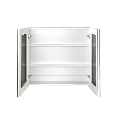 Bathroom Mirror Cabinet 750X720Mm White